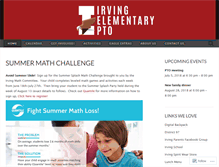 Tablet Screenshot of irvingpto.com